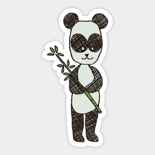 Bambú panda Sticker